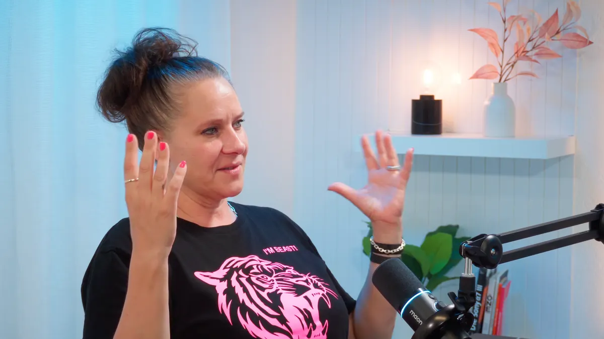 Nahaufnahme einer Gesprächspartnerin bei OnvitecTalk